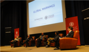 The Boston Globe, UMASS Amherst host 'Global Warning", a panel on climate change at the Boston Public Library on April 13 - source: MIT News